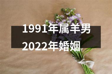 1991年属羊男2022年婚姻