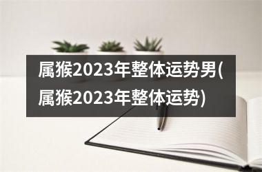属猴2023年整体运势男(属猴2023年整体运势)
