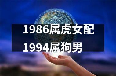 1986属虎女配1994属狗男