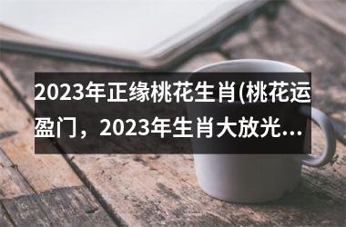 2023年正缘桃花生肖(桃花运盈门，2023年生肖大放光彩)